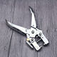 XMSJ belt puncher household air eye punching pliers single hole punching crimping pliers metal guard ring binding machine 6174 crimping pliers + 4.5mm gold buckle