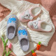 Made in Tokyo, children's slippers are comfortable cartoon boys and girls warm cotton slippers gray 33-34JZ-2032