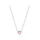 BJYL love necklace women's niche ins pendant clavicle chain jewelry practical birthday gift for girlfriend and best friend necklace + exquisite gift box
