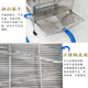 HKML stainless steel dog cage large dog foldable home indoor flush dog cage with toilet funnel integrated dog kennel bold assembled solid steel rod with fence revolving door 12590 cage height 90 feet height 15