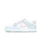 耐克（NIKE）球鞋定制 NIKE Dunk 竹韵 国风水墨 新中式 蓝白 男款板鞋不退不 DD1391-100(Teamfour-男女款线条 43