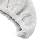 NITORI Yideli Home Furnishing Antibacterial Dry Hair Cap Flannel Face Wash Hair Tie Light Gray