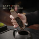 Tao Fuqi walnut tea spoon home reception Kung Fu tea ceremony tea set accessories tea can tea spoon measuring teaspoon tea shovel walnut Ruyi tea spoon