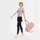 Mantenga las leggings transpirables de secado rápido para mujeres para mujeres que corren moda falsa de dos piezas de dos piezas 12588 clásico negro m