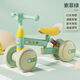Feige Children's Balance Bike 1-2-3 Jahre alte Männer und Frauen Kinder schieben Fahrrad Kleinkind Baby Anti-Rolling-Roller-Roller-Geschenk orange leichter Stoßdämpfung Einstellbarer Sitzhöhe