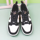 
Nike (NIKE) women's shoes 2025 new summer Dunk Low low top lightweight sneakers fashionable breathable casual shoes DH9764-001 black and white red panda gold and silver hook 36.5