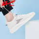 Warrior running shoes men's simple casual sports shoes men's jogging shoes 1255 white 43