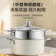 SUPOR steamer 304 thickened stainless steel composite bottom double-layer steamer soup pot large gas open flame induction cooker universal EZ22SAS01-W- 22cm