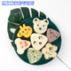 Junmo rice shape mold Japanese rice ball DIY model children's food supplement cartoon baby cooking grinder sushi full set of 7 transparent sushi making DIY
