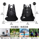 Double Star Rucksack Damen-Wear-Resistant Rucksack Freizeit-Reisetasche Mama-Tasche große Kapazität Wasserresistente Schulbeutel Schwarz (Standardmodell)