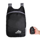 LeCali Outdoor Folding Bag Travel Bag Ultra-light Water-Repellent Storage Skin Backpack Men's and Women's Outdoor Sports Bag Folding Bag [Black]