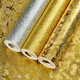 XMSJ gold foil wallpaper sticker decorative paint golden yellow silver brushed ceiling ceiling wallpaper wall cloth gold foil cloud f17152 high-bright thickened version