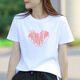 Veros pure cotton white short-sleeved T-shirt for women slim fit simple summer new sports style casual women's half-sleeved top 1477 L (110-125 Jin [Jin equals 0.5 kg])