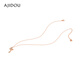 AJIDOU Ajidou spring new fashion elegant butterfly necklace smart sparkling romantic clavicle chain gift birthday