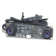 JEQLO 1-Megapixel 720p Fernglaskamera Synchronous dreidimensionaler Rekonstruktion OV9732 Hochdefinitionstiefe Erkennung VR Range-Testkamera USB-Modul 720p 100 Grad ohne Verzerrung/2,1 mm Standardkonfiguration