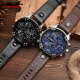 
Cartervin adapted to Diessy leather strap DZ7257 1657 4323 7314 7313 7371 series head leather black with nails gold buckle 22mm