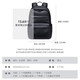 Golf (GOLF) backpack for men's soft leather travel backpack 15.6-inch computer bag student schoolbag waterproof business trip backpack