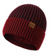 Yufan Winter Wollhut Herren Doppelschicht verdickte Wolle Hut vielseitig gestrickter Hut Männer und Frauen Universal Trendy Winter Hut Erwachsener plus Samt verdickte Warmohrschutz Hut Winterhut Hui724 Kaffee L (58-60 cm)