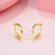 Saturday Fortune (ZLF) S925 silver earrings for women, fashionable and versatile silver earrings, earrings for birthday gifts, a pair of earrings