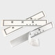 
Hethdigg seal document file bag seal special seal strip black letter thick style adhesive 30x5cm 100 pieces HGJ-1484