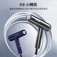 CONFU high-speed hair dryer for home birthday and holiday gifts high-power high-wind negative ion hair dryer constant temperature hair care salon KF-K9 green 2.2m cord length