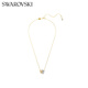 Swarovski (Swarovski) Swan Platinum Two-Color Love Hug Goose Women's Collier Femme Gift pour petite amie Cadeau d'anniversaire pour petite amie 5714934