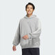 Adidas pour hommes et femmes Vêtements ST 3ST WRM HOOD Couple de Sports et Sweat-shirt à manches longues à manches longues décontractés JI6636 / Grain chinois de chanvre M M