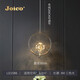 
JOICO Swiss bedroom bedside chandelier light luxury modern simple creative art small hanging line light high-end crystal lamp LD1585-8w three-color light-diameter 20cm-high bright eye protection