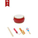 Yuma (YU MA) 6-inch snare drum, cowhide drum, children's snare drum, large drum hall drum, gongs and drums, musical instrument drum, children's drum toy drum