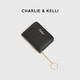 CHARLIE & KELLI品牌 CK轻奢包包女包简约链条卡包女士零钱包2025新款附件手拿包 黑色