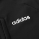 Adidas jacket men's spring and autumn new stand collar business casual versatile jacket windproof jacket outdoor fitness sportswear top black JE1342 S