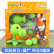 
Plant vs. Zombie toys Children's Pea Shooter Cartoon Soft Glue Figure Model Gift Box Set Zombie Doll Cabbage Pitcher + Iron Bucket Zombie + 3 Hard Bullets 686-8