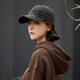 Wine style senior fashion brand ripped solid color baseball cap for girls fashion street style soft top hat gray wide brim peaked cap for men gray one size fits all 55-61cm adjustable