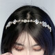 Shufen retro Baroque imitation pearl headband diamond headband fairy forest super fairy niche versatile headwear birthday gift F0993 Baroque imitation pearl headband