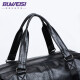 Buvis SL014 black travel bag PU large capacity business short-distance business travel bag men's portable luggage bag