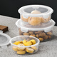 
Mupusen Kitchen Refrigerator Rectangular Fresh Box Microwave Heat-resistant Plastic Lunch Box Food Lunch Box Fruit Storage Sealing Box 3890ml Fresh Box