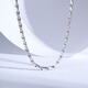 Saturday Fu PT950 platinum necklace men's melon seed chain platinum necklace Chinese Valentine's Day gift B058269 about 12.13g 53cm