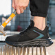 Jefu Labor Protection Shoes Men's summer breathable lightweight steel head anti-smash and anti-puncture women's soft sole safety work shoes 844 Summer single net 43