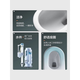 Wrigley Toilette Badezimmer Wasser sparende Siphon Hochwirkungsdeodorisierende Toilette Haushalt kleine Wohnung 12607 [Kleine Wohnung Doppel-Instant-Toilette] AEB12609 400 mm