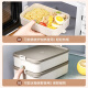 Lock and Lock microwaveable lunch box for office workers portable food-grade crisper box for refrigerator special sealed fruit lunch box 86ml rice brown three-pack