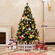 Abaoli Christmas Tree Set Christmas Decorations Mall Shop School Home Christmas Scene 1.5 Meter Luxury Encryption