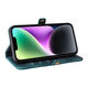 Pisces Apple 15 Promax Mobiltelefon Hülle einfache Magnetklappenkarte Brieftasche iPhone14plus Retro Business Atmosphäre Schutzhülle Black iPhone 15 Pro Max