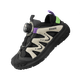 Zapatillas de zapatillas para niños zuoxi boys 2025 nuevo botón de malla funcional transpirable stream rastreando zapatos negros 31