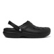 
crocs Crocs children's shoes New warm hole shoes Comfortable home winter cotton slippers 207010_060 Black 33-34 Inner length is about 208mm