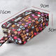 Mangcang three zipper fabric wrist clutch bag women fashion versatile cartoon student bag long change key mobile phone bag style love