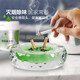 Smoke-killing sand ashtray purifier, smoke-extinguishing and smoke-odor removal, ash cleaner, air purifier, ashtray sand cleaning mud cleaner, smoke-killing artifact balm, ocean blue + apple green + transparent white, selected combination of 3 bottles