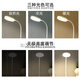 ED desk lamp for study, rechargeable and plug-in, student dormitory bedroom bedside lamp desk eye protection small table button table lamp/plug-in dry battery dual-use-three colors