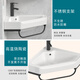Triangular washbasin corner washbasin washbasin triangular basin washbasin small all-in-one bathroom mini 32 triangle bracket basin with faucet mirror