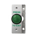 Igiftfire Panneau de commutation d'accès extérieur en extérieur personnalisé Auto-réinitialisation 86 Bouton de porte de type étroite Longue colonne Bouton d'ouverture de porte longue bande + boîte inférieure Z3519D2W (taille