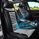 COMFIER car ventilated seat cushion summer seat blower cooling cushion car heated massage seat cushion suitable for all seasons 2502L cigarette lighter model ventilation cooling + waist massage